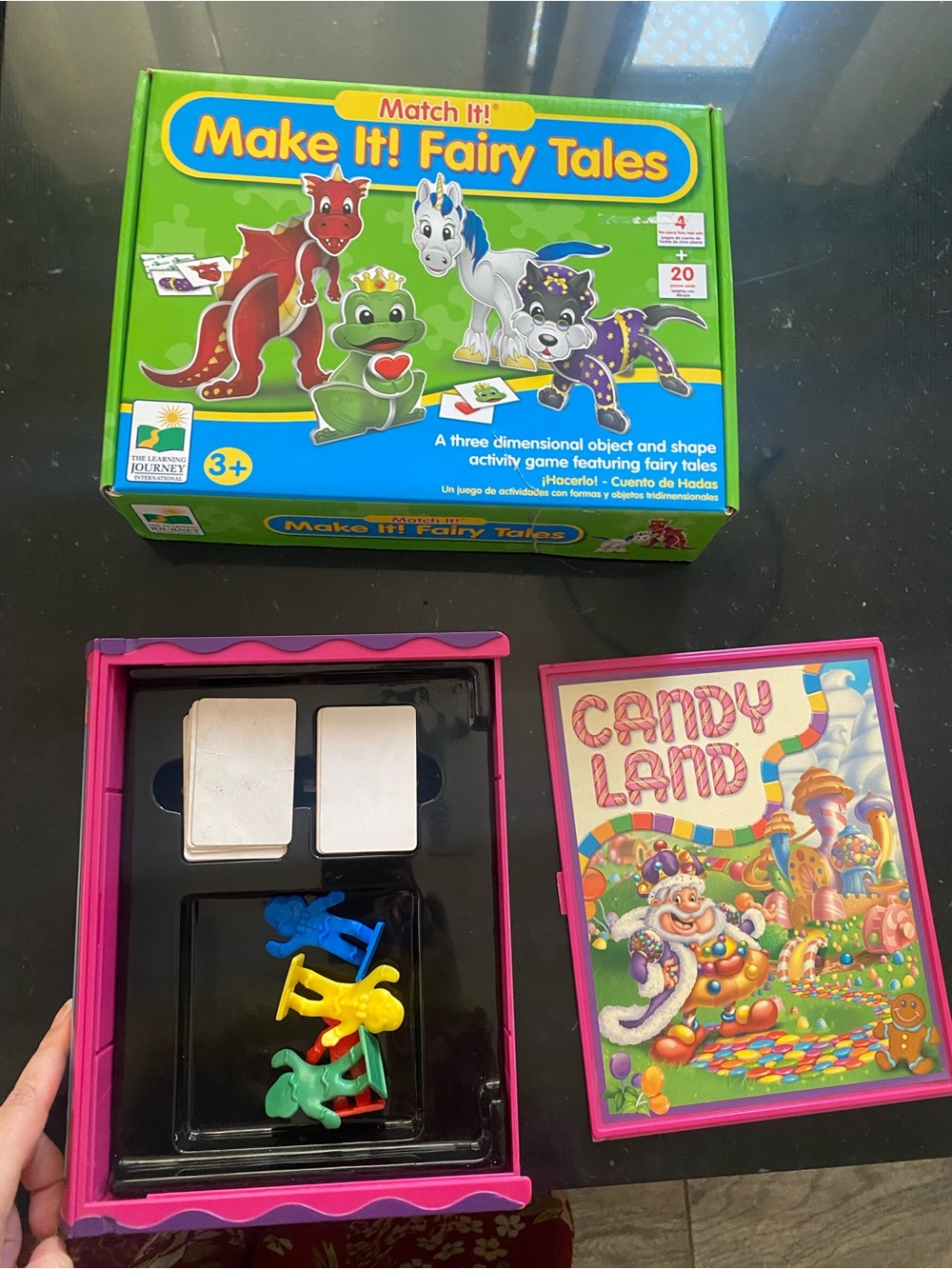Candy land and 3-d puzzle